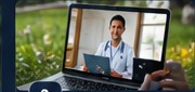 Paravet giving a virtual animal health consultation by video call